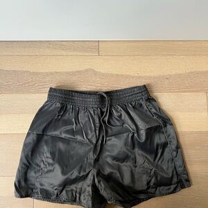 SKIMS Charcoal Elastic Waistband Shorts